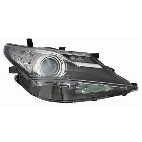 PROIETTORE SINISTRO LED CON PARABOLA NERA CON LUCE DIURNA LED TOYOTA AURIS E18 20122015