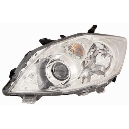 PROIETTORE DESTRO H11,HB3 MODELLO VALEO CON PARABOLA CROMATA TOYOTA AURIS E15 20102012