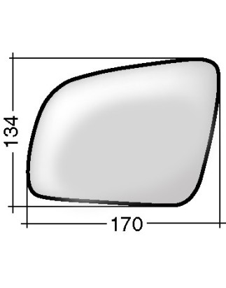 VETRO CON PIASTRA SINISTRO ASFERICO TERMICO MERCEDES-BENZ C CLASS W204 20072011       VERS 2009 , MERCEDES-BENZ C CLASS COUPE W