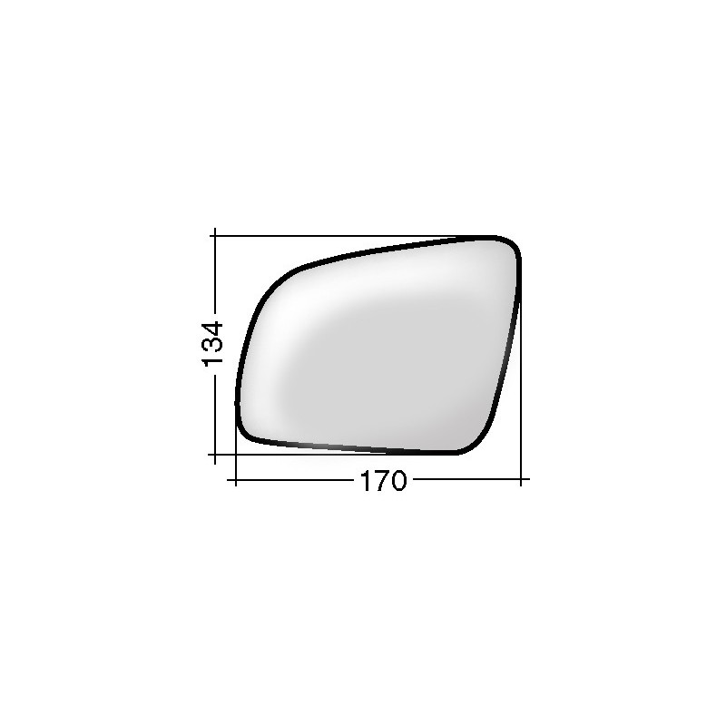 VETRO CON PIASTRA SINISTRO ASFERICO TERMICO MERCEDES-BENZ C CLASS W204 20072011 VERS 2009, MERCEDES-BENZ C CLASS COUPE W204 201