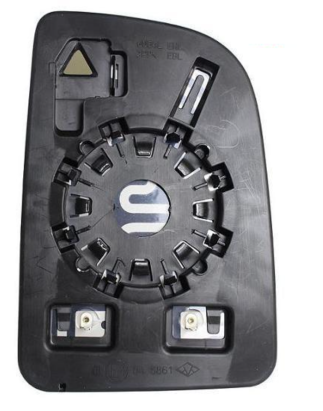 VETRO CON PIASTRA SINISTRO CROMATO PARTE SUPERIORE TERMICO CONVESSO MERCEDES-BENZ SPRINTER W907 2018