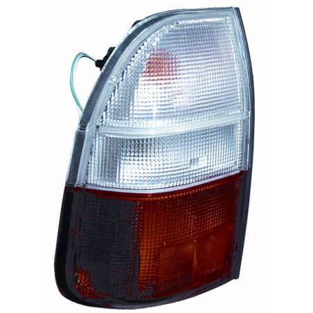 FANALE POSTERIORE DESTRO CON PORTALAMPADA BIANCOROSSO MITSUBISHI PU L200 K7TK6TK5T 20022006, MITSUBISHI PU L200 K7TK6TK5T 19992
