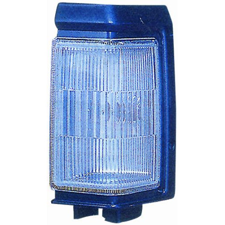 FANALE ANTERIORE DESTRO CON PORTALAMPADA BIANCO CORNICE NERA NISSAN PU 2WD-4WD D21 19921997 , NISSAN TERRANO  KING KAB 19861992