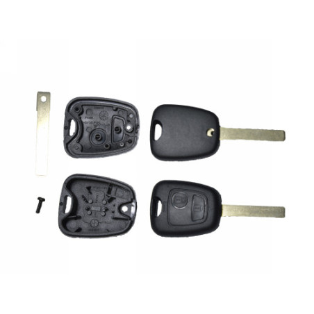 GUSCIO CHIAVE NERO 2 TASTI: CON VITE TASTO APERTURA TASTO CHIUSURA LAMA VA2 CITROEN BERLINGO MF 20022008, CITROEN BERLINGO MF 1