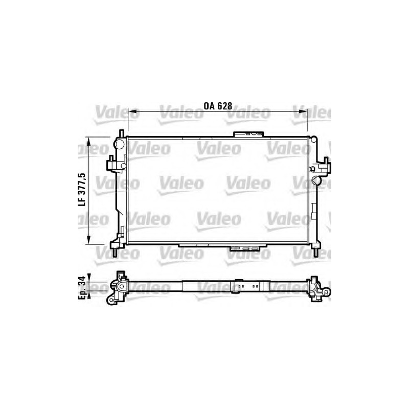 RAD MOT OPEL CORSA C 20002003