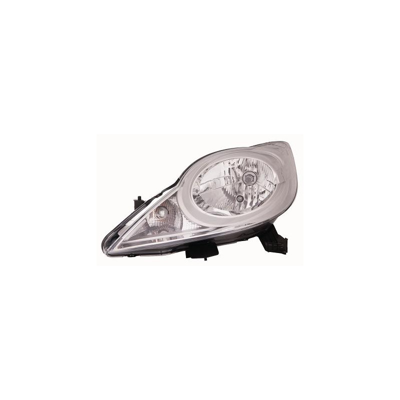 PROIETTORE SINISTRO H4 CON PREDISPOSIZIONE REGOLAZIONE ELETTRICA PEUGEOT 107 PMPN 20122014