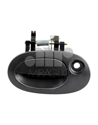 MANIGLIA ESTERNA IN PLASTICA NERO POSTERIORE RENAULT KANGOO KC0KC1 20032008, RENAULT KANGOO KC0KC1 19982003