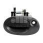 MANIGLIA ESTERNA IN PLASTICA NERO POSTERIORE RENAULT KANGOO KC0KC1 20032008, RENAULT KANGOO KC0KC1 19982003