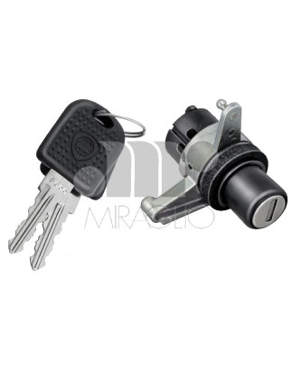 CHIUSURA COFANO IN PLASTICA NERO POSTERIORE CON CHIAVE AUTOBIANCHI Y10 19891992       VERS 011993