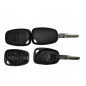 GUSCIO CHIAVE NERO 2 TASTI: TASTO APERTURA TASTO CHIUSURA LAMA VAC102 RENAULT KANGOO KC0KC1 20032008