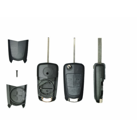 GUSCIO CHIAVE NERO 2 TASTI: TASTO APERTURA TASTO CHIUSURA LAMA HU100 OPEL VECTRA B J96 1999200  OPEL VECTRA C Z02 20022005, OPE
