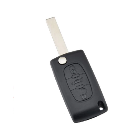 GUSCIO CHIAVE 3 TASTI: SENZA INSERTO LOGO TASTO APERTURA TASTO CHIUSURA TASTO PORTELLONE LAMA HU83 CITROEN C1 PMPN 2006201  CIT