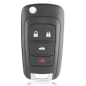 GUSCIO CHIAVE 3+1 TASTI: TASTO APERTURA TASTO CHIUSURA TASTO PORTELLONE TASTO PANIC LAMA HU100 CHEVROLET CRUZE 20092013, CHEVRO