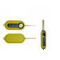 GUSCIO CHIAVE GIALLO 3 TASTI: TASTO APERTURA TASTO CHIUSURA TASTO PORTELLONE LAMA SIP22 FIAT 500 312 20072015, FIAT 500 L 35135