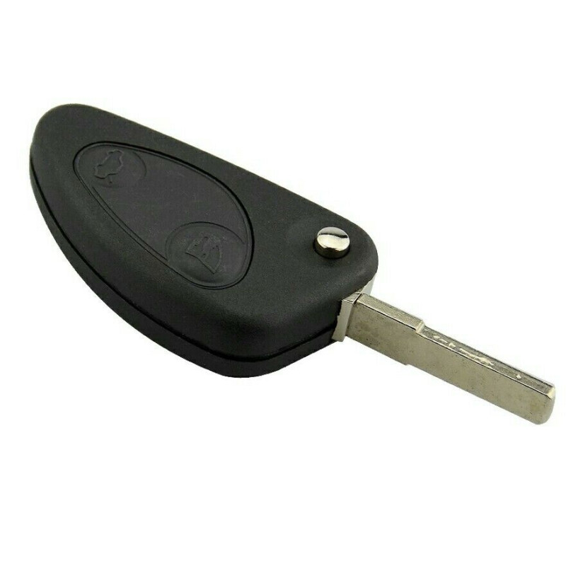 GUSCIO CHIAVE NERO 2 TASTI: PAD UNICO TASTO CHIUSURA TASTO PORTELLONE ALFA ROMEO 147 937 20002010, ALFA ROMEO 156 932 20032005,