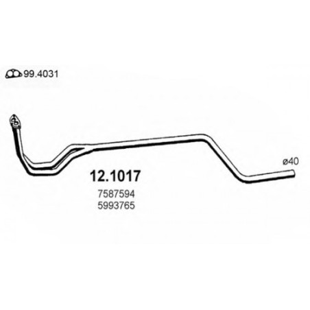 T C FIAT Y10 FIRE - PANDA 2S 770