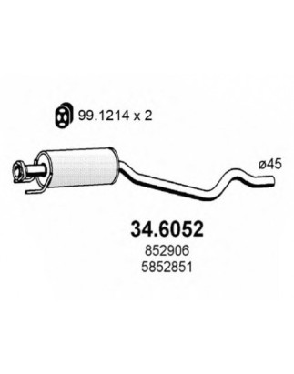 S C OPEL ASTRA 14-16-18 91