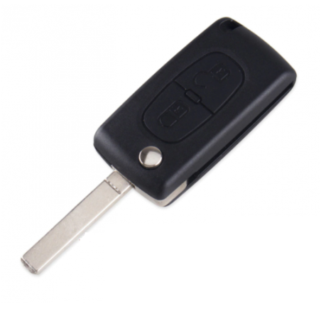 GUSCIO CHIAVE 2 TASTI: NO ALLOGGIO BATTERIA TASTO APERTURA TASTO CHIUSURA LAMA VA2 CITROEN C3 FCFN 20022010, CITROEN C3 SC 2010