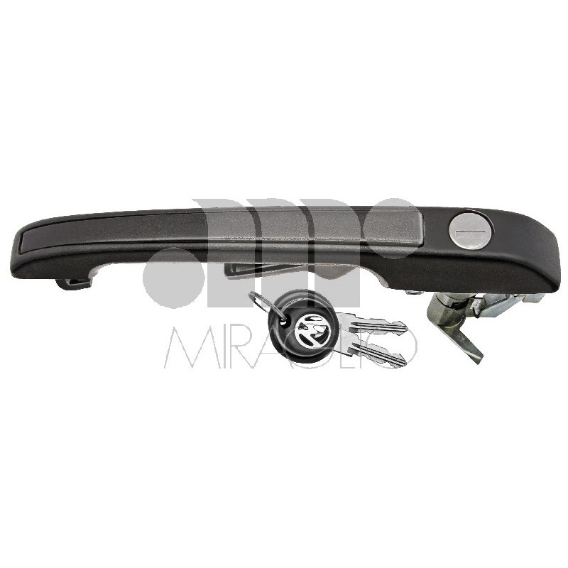 MANIGLIA ESTERNA NERA ANTERIORE SINISTRO CON CHIAVE VOLKSWAGEN CADDY 14 19791995, VOLKSWAGEN GOLF I 17 19771983, VOLKSWAGEN GOL