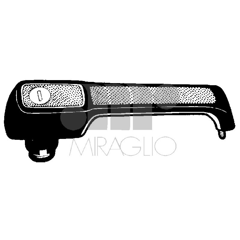 MANIGLIA ESTERNA ANTERIORE DESTRO CON CHIAVE FIAT UNO 146158 19831989