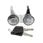 MANIGLIA ESTERNA COPPIA BOCCOLE ANTERIORE DESTROSINISTRO CON CHIAVE PEUGEOT 206 2A2C2D2E2K 19982009, PEUGEOT 206+ PLUS 2L2M 200