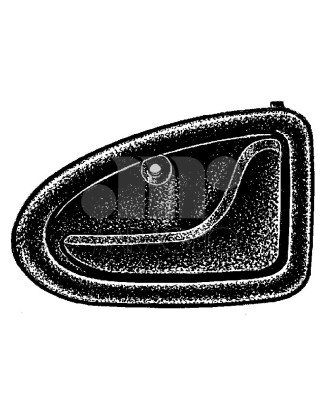 MANIGLIA INTERNA GRIGIO ANTERIOREPOSTERIORE DESTRO DACIA LOGAN-MCVPUPVAN I KSLSUS 20052012      , DACIA LOGAN-MCV I KSLSUS 2008