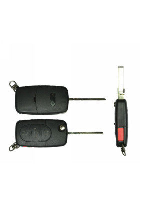 GUSCIO CHIAVE NERO 3+1 TASTI: TASTO APERTURA TASTO CHIUSURA TASTO PORTELLONE TASTO PANIC LAMA HU66 AUDI A3 8P18PA 20032008, AUD