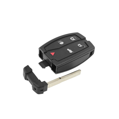 GUSCIO CHIAVE NERO 4+1 TASTI: TASTO APERTURA TASTO CHIUSURA TASTO PORTELLONE TASTO PANIC LAMA DI EMERGENZA LAND ROVER DEFENDER 