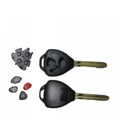 GUSCIO CHIAVE NERO 3+1 TASTI: TASTO APERTURA TASTO CHIUSURA TASTO PORTELLONE TASTO PANIC LAMA TOY43 TOYOTA CAMRY 1996, TOYOTA C