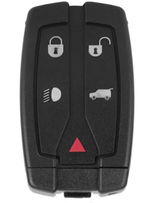 GUSCIO CHIAVE 4+1 TASTI: TASTO APERTURA TASTO CHIUSURA TASTO PORTELLONE TASTO PANIC TASTO LUCI LAND ROVER FREELANDER L359 20072