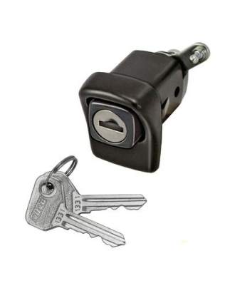 MANIGLIA ESTERNA PULSANTE NERO ANTERIORE DESTROSINISTRO CON CHIAVE FIAT PANDA 141 19862003