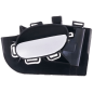 MANIGLIA INTERNA NERA CLEVA ARGENTO ANTERIOREPOSTERIORE SINISTRO PEUGEOT 206 2A2C2D2E2K 19982009, PEUGEOT 206+ PLUS 2L2M 200920