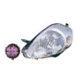 PROIETTORE DESTRO H4 7 PIN CON PARABOLA CROMATA CON MOTORE FIAT GRANDE PUNTO 199 20052012VERS 2008