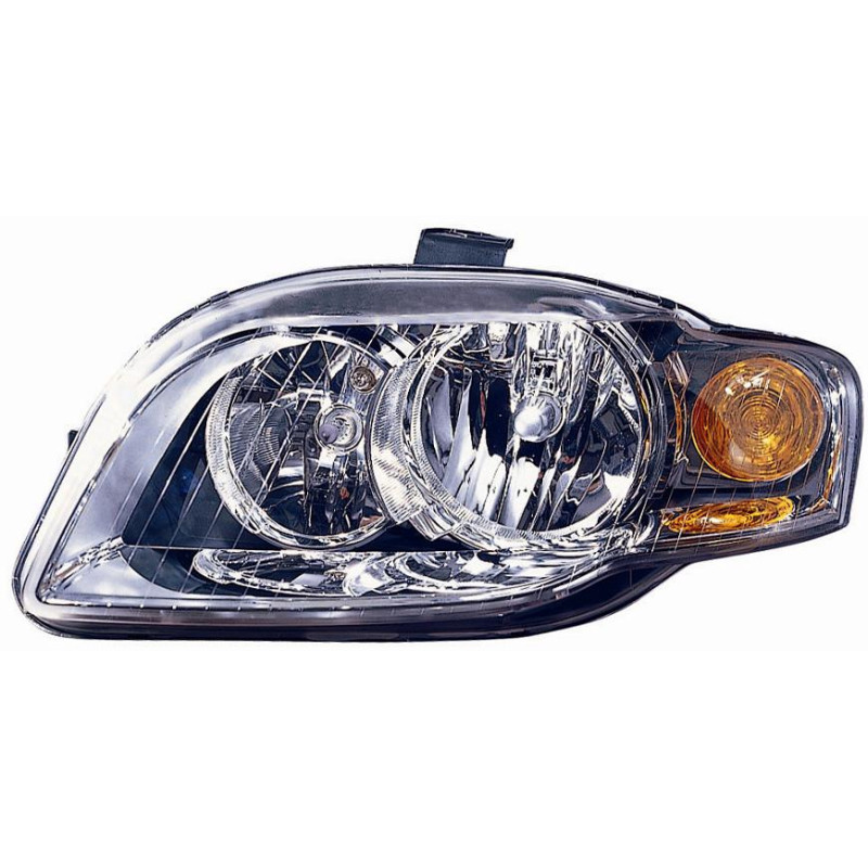 PROIETTORE SINISTRO H7,H7 CON FANALE ARANCIO CON PREDISPOSIZIONE REGOLAZIONE ELETTRICA AUDI A4 8E28E5 20042007
