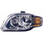 PROIETTORE SINISTRO H7,H7 CON FANALE ARANCIO CON PREDISPOSIZIONE REGOLAZIONE ELETTRICA AUDI A4 8E28E5 20042007