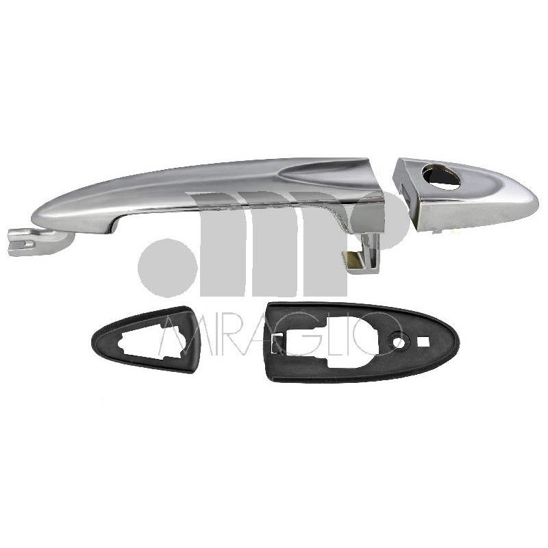 MANIGLIA ESTERNA IN PLASTICA CROMATO ANTERIORE SINISTRO LANCIA Y 843 20032011