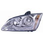PROIETTORE SINISTRO H1,H7 CON PARABOLA CROMATA CON PREDISPOSIZIONE REGOLAZIONE ELETTRICA FORD FOCUS DAWDBW 20042008