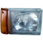 PROIETTORE SINISTRO H5 MODELLO *TYC* REGOL MANUALE CON LENTE ARANCIO FIAT PANDA 141 19862003