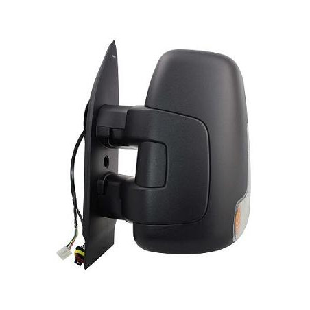 RETROVISORE ELETTRICO DESTRO BRACCIO CORTO 7 PIN TERMICO VETRO CONVESSO CON FANALINO INTEGRATO BIANCO IVECO DAILY 20142019, IVE