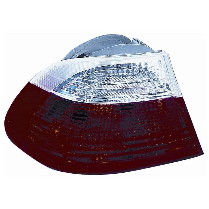 FANALE POSTERIORE SINISTRO SENZA PORTALAMPADA BIANCOROSSO BMW SERIES 3 COUPECABRIO E46 19992003