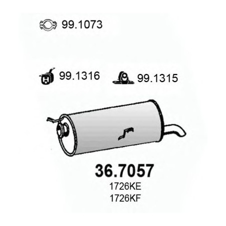 S P PEUGEOT 307 14 - 16 42001
