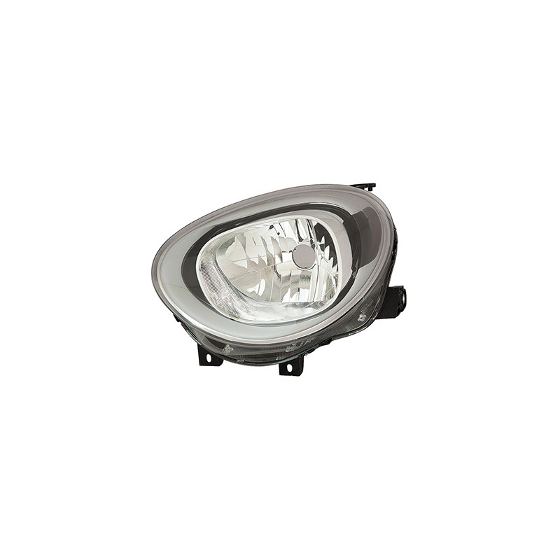 PROIETTORE SINISTRO H4 CON PARABOLA NERA CON MOTORE CON PREDISPOSIZIONE REGOLAZIONE ELETTRICA FIAT 500 X 334 20152019, FIAT 500