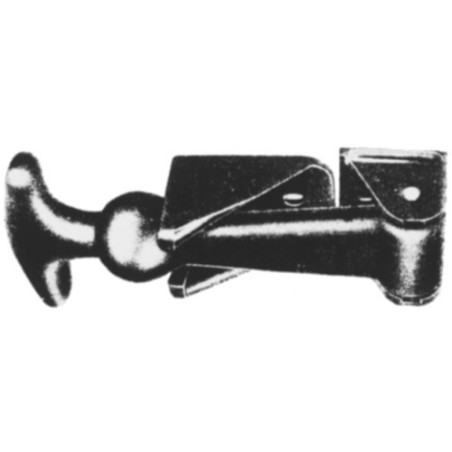 CHIUSURA COFANO CON SUPPORTO COPPIA POSTERIORE FIAT 500 F  L  R 19651975