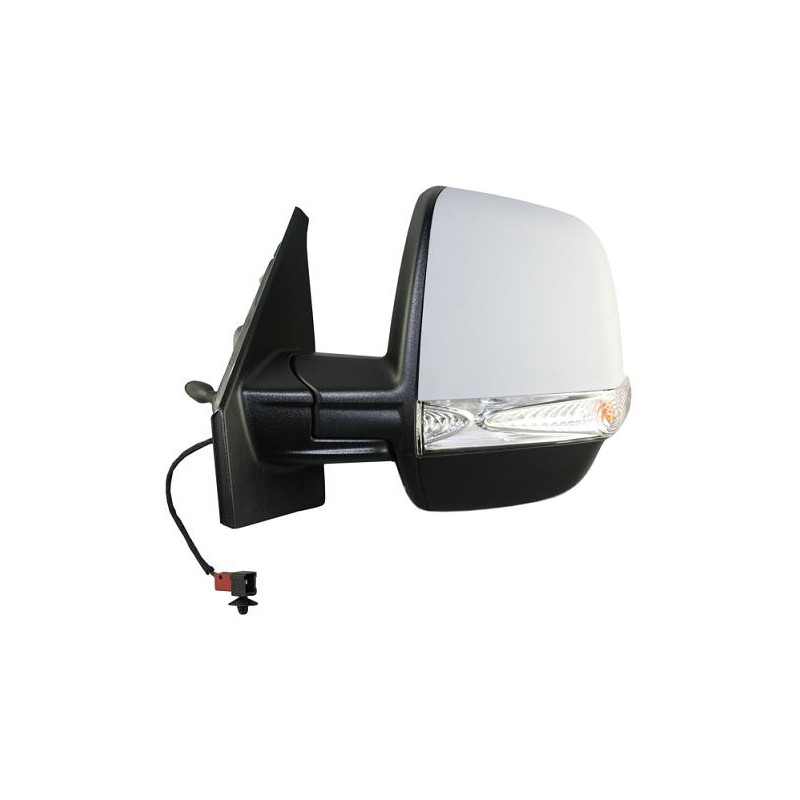 RETROVISORE MECCANICO SINISTRO CON PRIMER VETRO CONVESSO CON FANALINO INTEGRATO FIAT DOBLO 263 20092015, FIAT DOBLO 263 2015202
