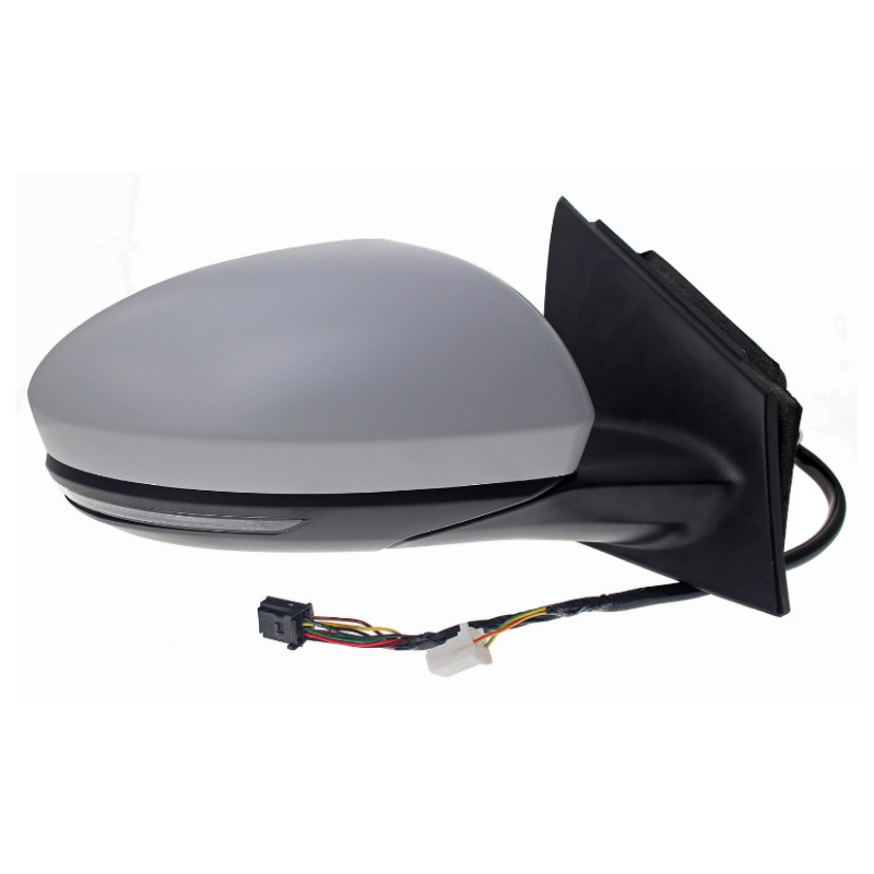 RETROVISORE ELETTRICO DESTRO 13 PIN CON PRIMER TERMICO VETRO CONVESSO RICHIUDIBILE ELETTRICAMENTE CON FANALINO INTEGRATO CON LU