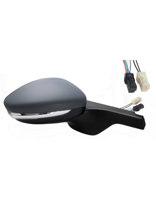 RETROVISORE ELETTRICO DESTRO 8 PIN VERSIONE 022018 CON PRIMER TERMICO VETRO CONVESSO CON FANALINO INTEGRATO CON SONDA CITROEN C