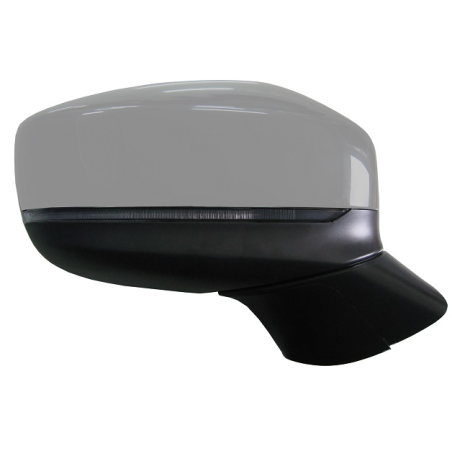 RETROVISORE ELETTRICO SINISTRO CON PRIMER TERMICO ASFERICO RICHIUDIBILE ELETTRICAMENTE CON FANALINO INTEGRATO CON SISTEMA BLIS 