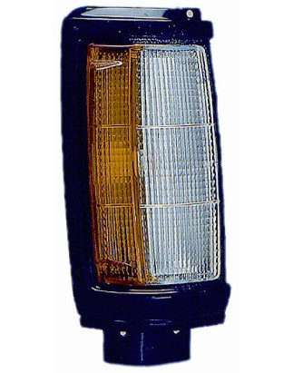 FANALE ANTERIORE DESTRO CON PORTALAMPADA BIANCO CORNICE NERA TÜV MITSUBISHI PU L200 K3TK2TK1TK0T 1987199 MITSUBISHI PU L200 K3