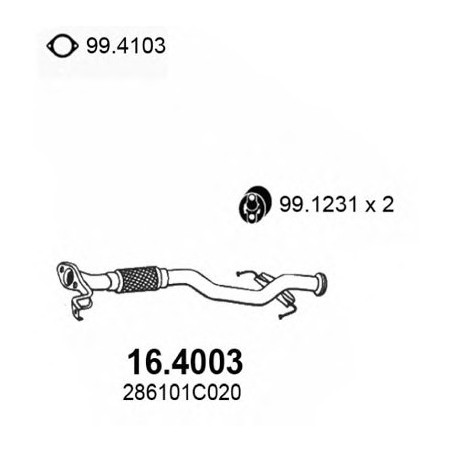 T FLEX HYUNDAI GETZ 11 0502-1006