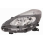 PROIETTORE DESTRO 2H7 CON PARABOLA NERA CON PREDISPOSIZIONE REGOLAZIONE ELETTRICA RENAULT CLIO III BR0 1CR0 1 20092013